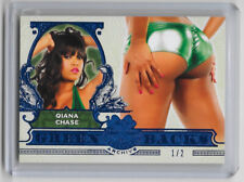 Qiana Chase 2023 BenchWarmer Bench Warmer Emerald Archive Green Backs Card #1/2 picture
