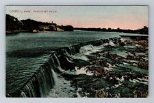 Lowell MA-Massachusetts, Pawtucket Falls, Antique, Vintage Souvenir Postcard picture