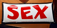 Vintage 60s HOUZE Art Novelty glass ashtray SEX picture
