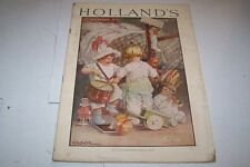 DEC 1922 HOLLANDS magazine CHRISTMAS - CHILDREN - LOTS OF TOYS - BURD ART picture