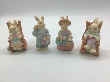 Mini Resin Easter Bunnies (Lot Of 4) picture