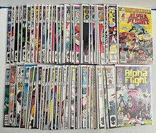 ALPHA FLIGHT (1983) LOT OF 68 ISSUES #1-66 + ANN 1 & 2 BYRNE & MANTLO FULL RUN picture