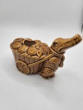 Vintage Japanese Art Deco Alligator Flordia Great Gift Tooth Pick Holder picture