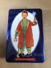 Vintage Snickers Limited Edition Canister 2000, Christmas Tin, Norman Rockwell picture