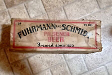 F & S BEER CONE TOP BEER CAN CASE - VERY RARE - SHAMOKIN, PA. - PENNSYLVANIA picture