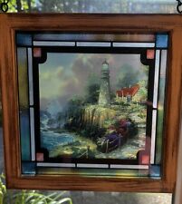 thomas kinkade stained glass picture