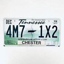 2019 United States Tennessee Chester County Passenger License Plate 4M7-1X2 picture