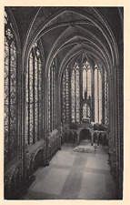 PARIS FRANCE La Sainte Chapelle Interior Postcard 8048 picture