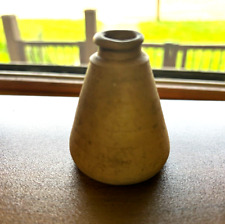 Antique Cone Style Inkwell Crockery Stoneware picture