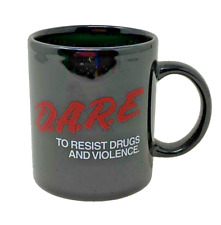 Vintage D.A.R.E. DARE TO RESIST DRUGS AND VIOLENCE Coffee Mug 80s 90s picture