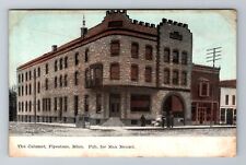 Pipestone MN-Minnesota, the Calumet, Antique Vintage Souvenir Postcard picture