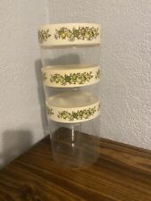 Stackable Corningware Canisters Spice Of Life Vintage picture