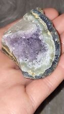 Purple Amethyst Quartz Geode Crystal, Charged By 2024 Eclipse  picture