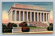 Washington DC Lincoln Memorial Postcard POSTED picture
