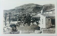 Vintage Death Valley California CA RPPC Scotty's Castle and Guest House Grounds picture