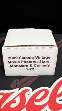 2009 Classic Vintage Movie Posters: Stars, Monsters & Comedy Complete Set 1-72 picture