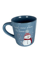 Threshold Stoneware There's Snow Place Like Home Coffee Mug Snowman Christmas picture