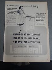 Launderall Washer Vintage Print Ad 1947 10x14 picture