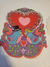 Vintage Valentines diecuts Printed in the USA(birds are laminated) Puppy Trend picture