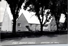 Real Photo Postcard First Baptist Church in Spencer, Iowa picture