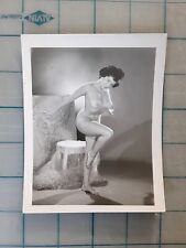 vintage Original 50s Risque Cheesecake Pinup UNKNOWN Nylons Fishnets photo picture