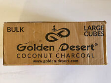 Golden Desert Coconut Hookah Charcoals Bulk Large Cube. (72 pieces x 10 packs). picture