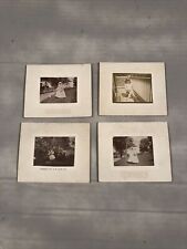 Vintage Cabinet Photographs Lot Of 4  picture