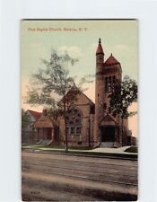 Postcard First Baptist Church Batavia New York USA picture