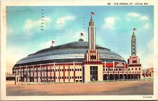 MO St Louis, The Arena, Opened 1929, Demolished 1999, Linen, Posted 1939 picture
