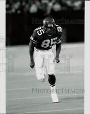 1990 Press Photo New York Jets #85 Rob Moore running downfield - afa25379 picture