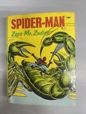 SPIDER-MAN Zaps Mr. Zodiac 5779-2 WHITMAN A Big Little Book - 1976 Paperback picture