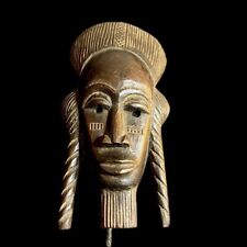 African Baule Mask-Wooden Tribal Mask Handmade folk art Antiques-9735 picture