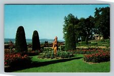 Hershey PA, Scenic Vista, Hillside Rose Garden, Pennsylvania Vintage Postcard picture