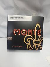 Vintage Monte by Montecristo black cigar box (empty) 7x7 1/2 wood inside C1 picture