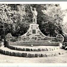 c1950s Capistrano, CA RPPC Mission San Juan  Monument Real Photo Cali PC A168 picture