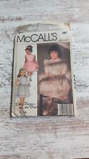 1980's Mccalls Vintage Girls dress Sewing Pattern #9085 picture