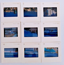 VTG 1975 35mm Slides Miami Beach Florida Collins Highrise Bldgs Lot of 9 #21809 picture