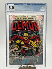 The Demon #1 CGC 8.0 (1972) Jack Kirby Key Bronze Age Origin & 1st appearance picture