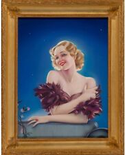 Alberto Vargas Drawing An Evening Star 1930s pinup Original Art Hoover & Sons picture