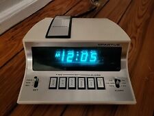Spartus Space Age/Atomic Alarm Clock 1978 New Old Stock MUST SEE Vintage Green picture
