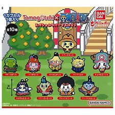 Tamagotchi x One Piece Special Rubber Mascot Capsule Toy 10 Types Comp Set Gacha picture