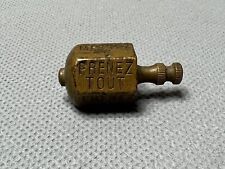 1900 Antique French Bronze Teetotum Spinning Top Dice Spinner Put and Take Game picture
