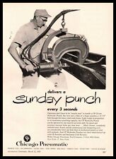 1955 Chicago Pneumatic 25 Ton Hydraulic Punch Factory Floor Plant Photo Print Ad picture