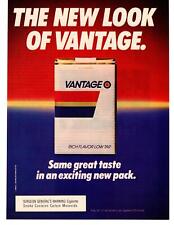 1986 Vantage Cigarettes 