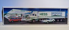 1992 Hess Toy Truck 18 Wheeler And Racer Car with Lights & Sound NEW in Box picture