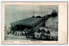 c1940's Steamship, The New Pier at Crystal Beach Canada Hammond Press Postcard picture