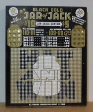 RARE 1930-1940's Gambling Punch Board Black Gold Jar of Jack Hit & Win 10 Cents picture