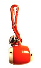 Vintage 1980s Plastic Charm Taiko Drum Red Charms Necklace Clip On Retro picture