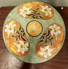 Vintage Floral Decorated Flying Saucer Shade picture