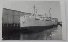 Steamship Steamer CAYO MAMBI real photo postcard RPPC united fruit company picture